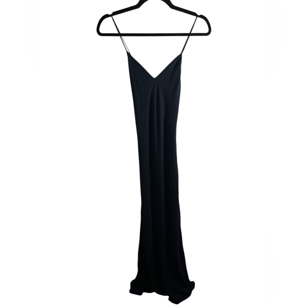 Rewritten Elegant Blue Maxi Dress